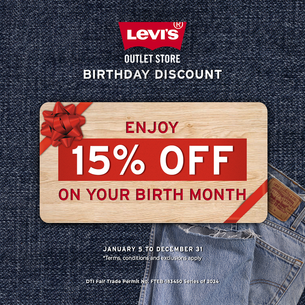 Levi's birthday discount on sale